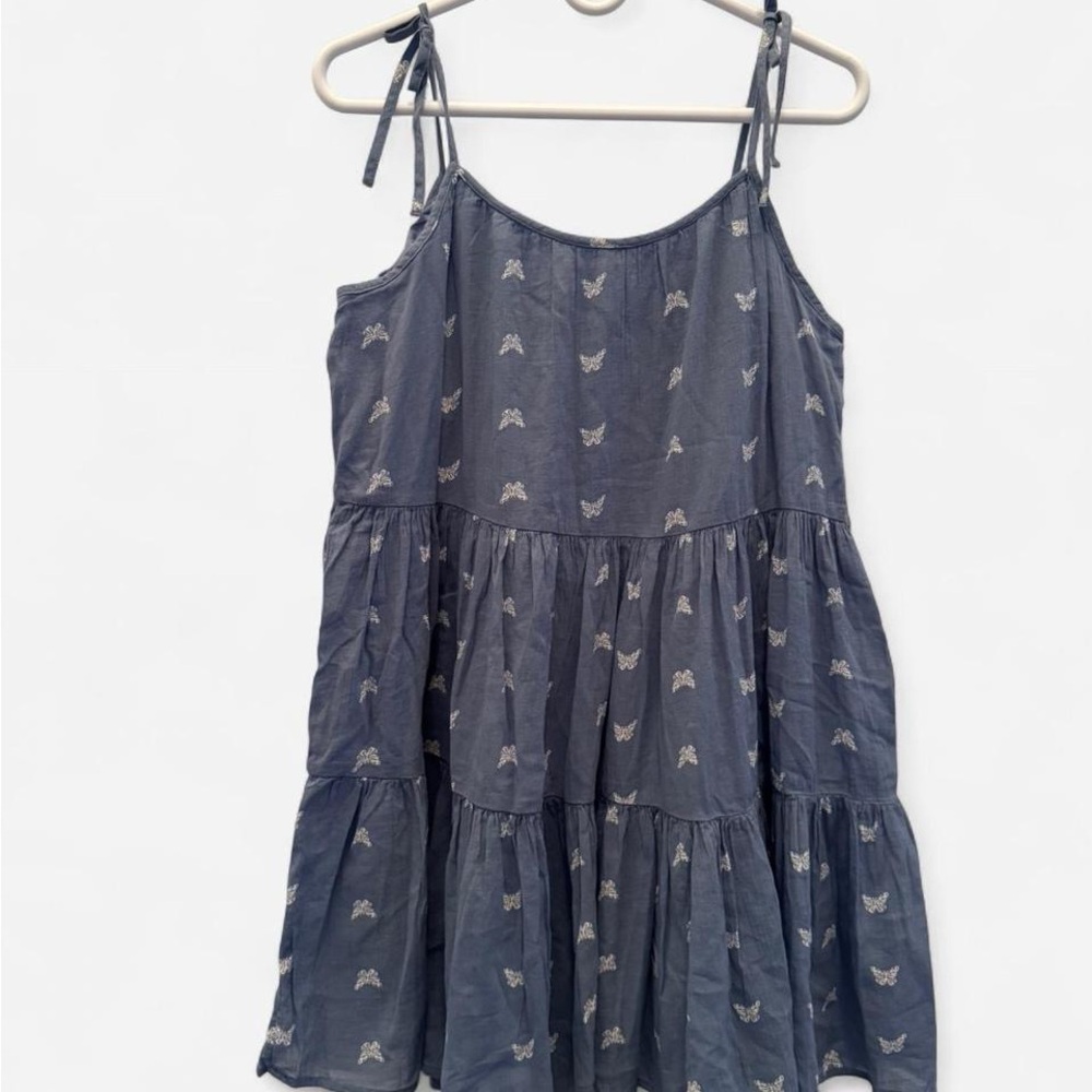 Old Navy Kids Dress in Blue with Butterfly Design